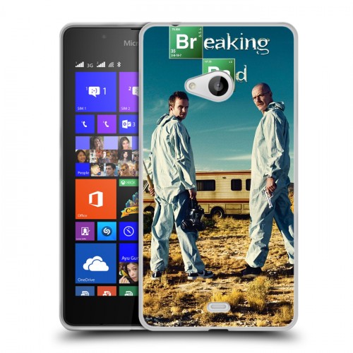 Дизайнерский пластиковый чехол для Microsoft Lumia 540 Во все тяжкие