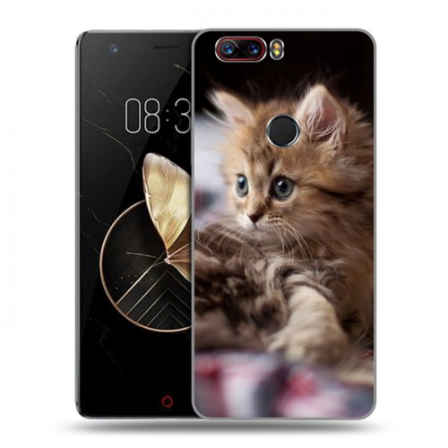 Дизайнерский пластиковый чехол для ZTE Nubia Z17 Котята