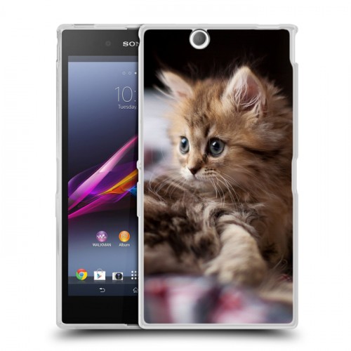 Дизайнерский пластиковый чехол для Sony Xperia Z Ultra  Котята