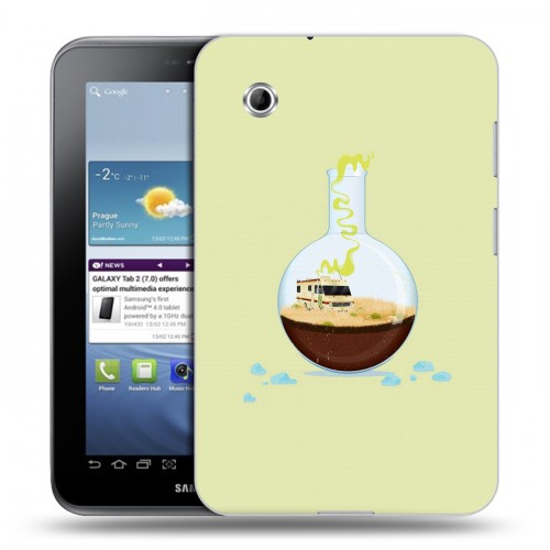 Дизайнерский силиконовый чехол для Samsung Galaxy Tab 2 7.0 Во все тяжкие
