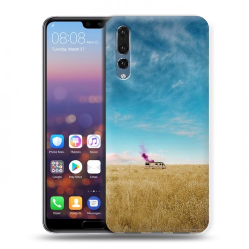 Дизайнерский силиконовый с усиленными углами чехол для Huawei P20 Pro Во все тяжкие