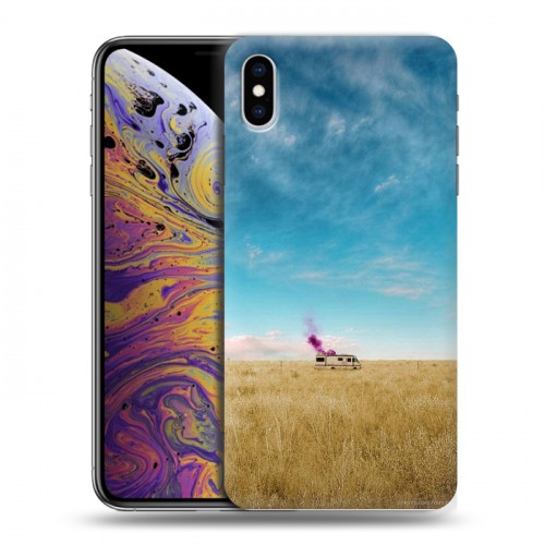 Дизайнерский силиконовый чехол для Iphone Xs Max Во все тяжкие