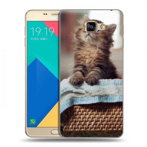 Дизайнерский силиконовый чехол для Samsung Galaxy A9 Котята