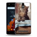 Дизайнерский силиконовый чехол для Wileyfox Storm Котята