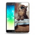 Дизайнерский силиконовый с усиленными углами чехол для Samsung Galaxy A3 (2017) Котята
