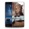 Дизайнерский пластиковый чехол для Nokia 8 Котята