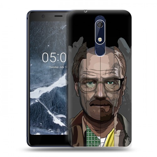 Дизайнерский пластиковый чехол для Nokia 5.1 Во все тяжкие