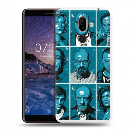 Дизайнерский пластиковый чехол для Nokia 7 Plus Во все тяжкие