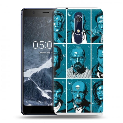 Дизайнерский пластиковый чехол для Nokia 5.1 Во все тяжкие