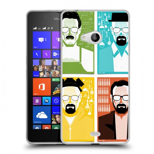 Дизайнерский пластиковый чехол для Microsoft Lumia 540 Во все тяжкие