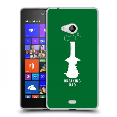 Дизайнерский пластиковый чехол для Microsoft Lumia 540 Во все тяжкие