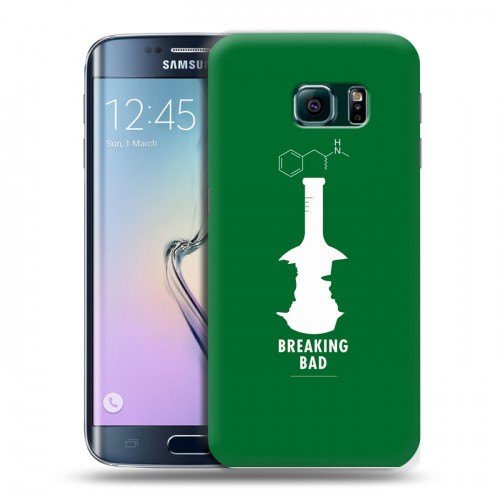 Дизайнерский пластиковый чехол для Samsung Galaxy S6 Edge Во все тяжкие