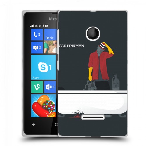 Дизайнерский пластиковый чехол для Microsoft Lumia 435 Во все тяжкие