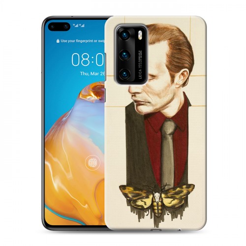 Дизайнерский пластиковый чехол для Huawei P40 Ганнибал