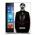 Дизайнерский пластиковый чехол для Microsoft Lumia 435 Ганнибал