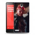 Дизайнерский силиконовый чехол для Xiaomi RedMi Note Ганнибал