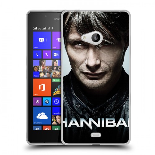 Дизайнерский пластиковый чехол для Microsoft Lumia 540 Ганнибал