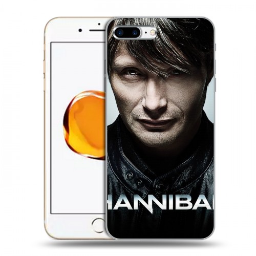 Дизайнерский силиконовый чехол для Iphone 7 Plus / 8 Plus Ганнибал