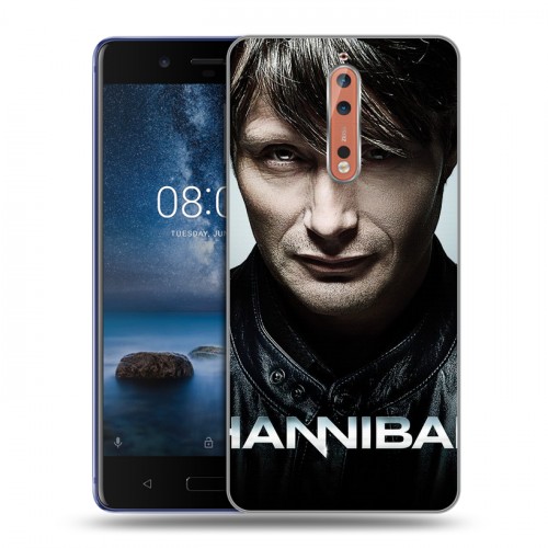 Дизайнерский пластиковый чехол для Nokia 8 Ганнибал
