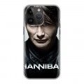 Дизайнерский силиконовый чехол для Iphone 14 Pro Max Ганнибал