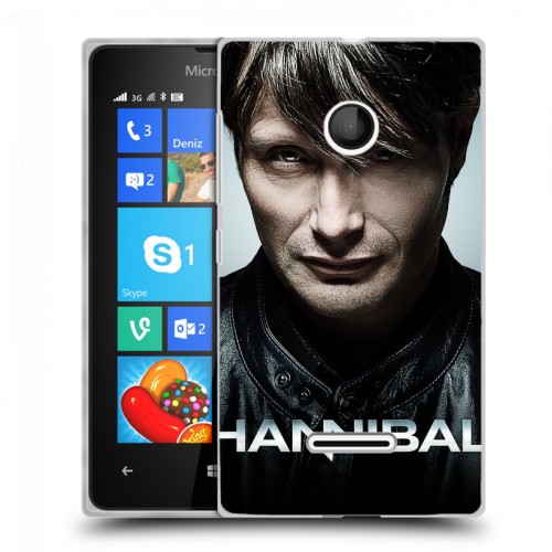 Дизайнерский пластиковый чехол для Microsoft Lumia 435 Ганнибал