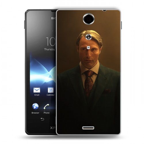 Дизайнерский пластиковый чехол для Sony Xperia TX Ганнибал