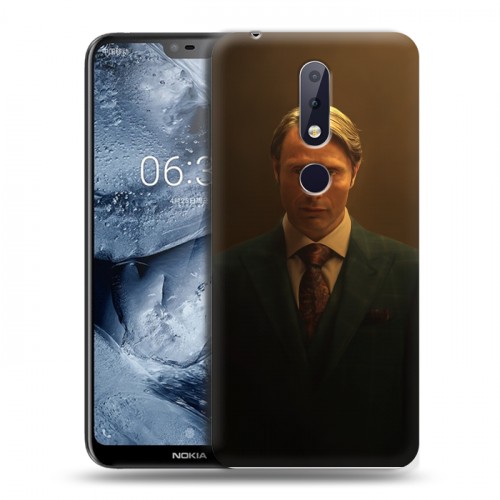 Дизайнерский силиконовый чехол для Nokia 6.1 Plus Ганнибал