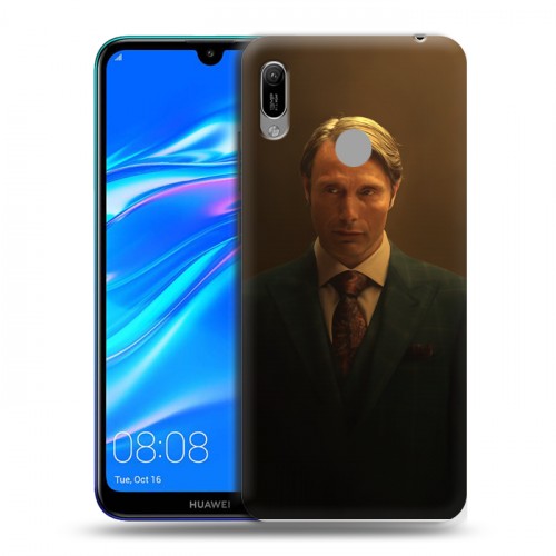 Дизайнерский пластиковый чехол для Huawei Y6 (2019) Ганнибал