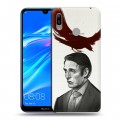 Дизайнерский пластиковый чехол для Huawei Y6 (2019) Ганнибал