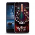 Дизайнерский пластиковый чехол для Nokia 8 Ганнибал