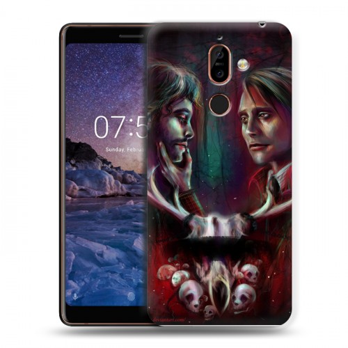 Дизайнерский пластиковый чехол для Nokia 7 Plus Ганнибал