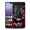 Дизайнерский силиконовый с усиленными углами чехол для Huawei P20 Pro Ганнибал