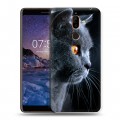 Дизайнерский пластиковый чехол для Nokia 7 Plus Кошки