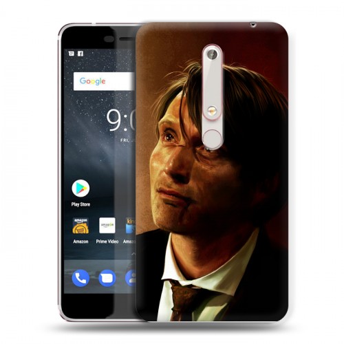 Дизайнерский пластиковый чехол для Nokia 6 (2018) Ганнибал