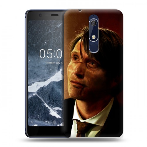 Дизайнерский пластиковый чехол для Nokia 5.1 Ганнибал