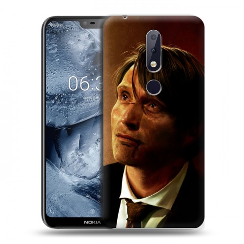 Дизайнерский пластиковый чехол для Nokia 6.1 Plus Ганнибал