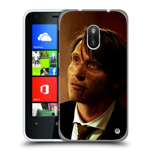 Дизайнерский пластиковый чехол для Nokia Lumia 620 Ганнибал