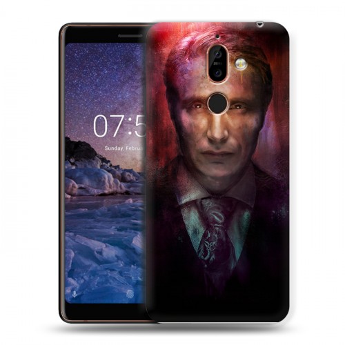 Дизайнерский пластиковый чехол для Nokia 7 Plus Ганнибал