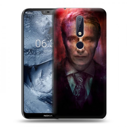 Дизайнерский пластиковый чехол для Nokia 6.1 Plus Ганнибал