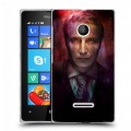 Дизайнерский пластиковый чехол для Microsoft Lumia 435 Ганнибал