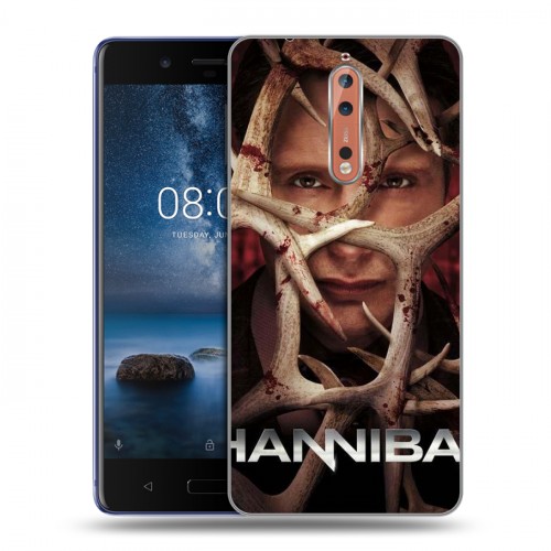 Дизайнерский пластиковый чехол для Nokia 8 Ганнибал