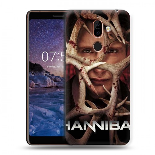 Дизайнерский пластиковый чехол для Nokia 7 Plus Ганнибал