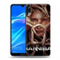 Дизайнерский пластиковый чехол для Huawei Y6 (2019) Ганнибал