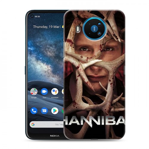 Дизайнерский силиконовый чехол для Nokia 8.3 Ганнибал