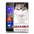 Дизайнерский пластиковый чехол для Microsoft Lumia 540 Ганнибал