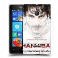 Дизайнерский пластиковый чехол для Microsoft Lumia 435 Ганнибал