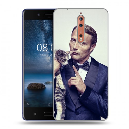 Дизайнерский пластиковый чехол для Nokia 8 Ганнибал