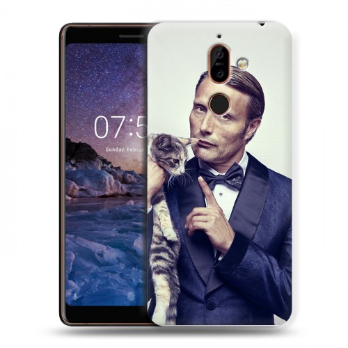 Дизайнерский пластиковый чехол для Nokia 7 Plus Ганнибал