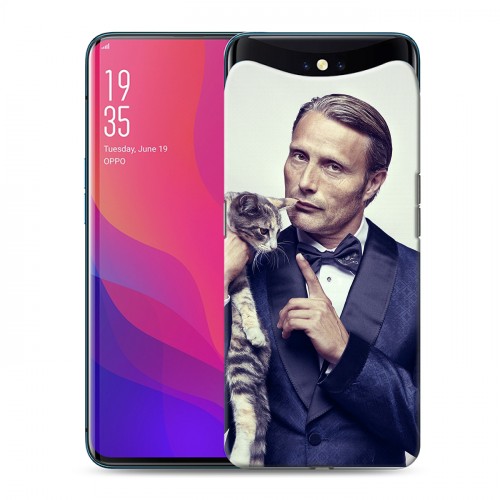 Дизайнерский силиконовый чехол для OPPO Find X Ганнибал