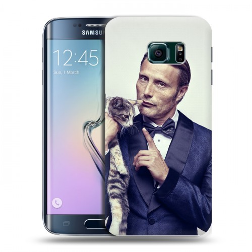 Дизайнерский пластиковый чехол для Samsung Galaxy S6 Edge Ганнибал